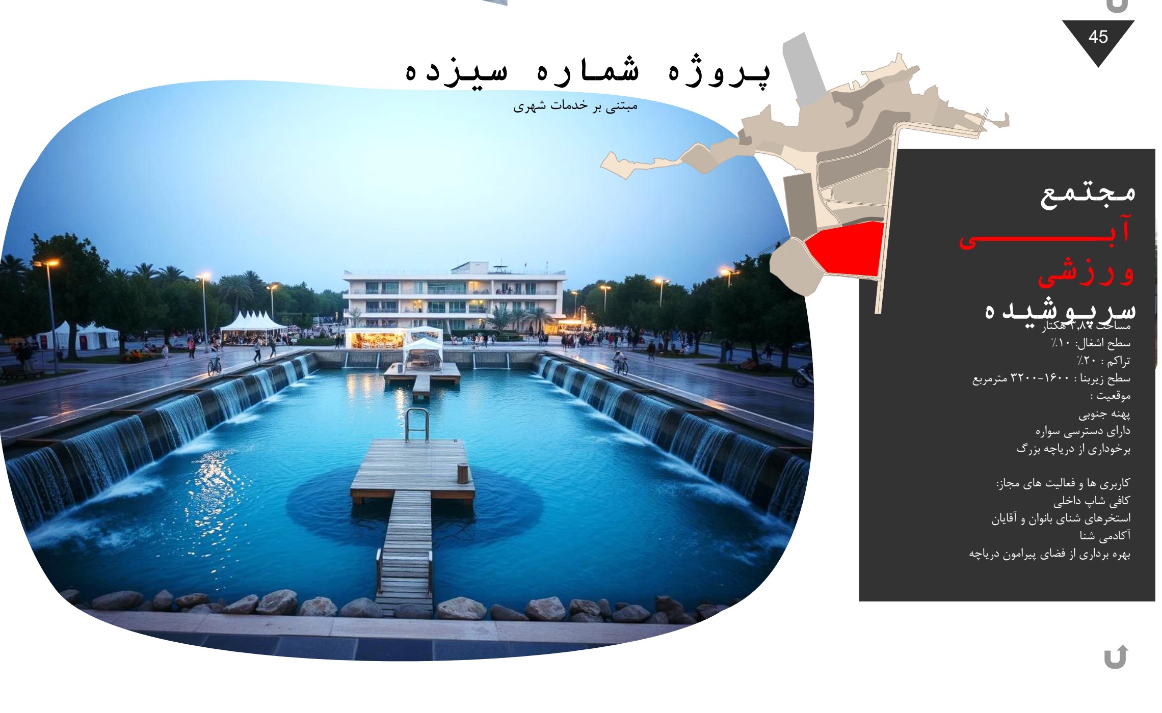 مجتمع آبی ورزشی  سرپوشیده شاندیز